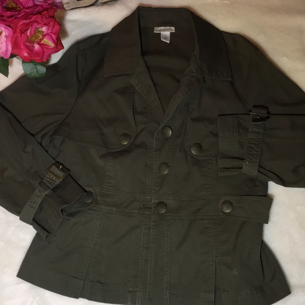 🔥Olive Jacket - Picture 2 of 3